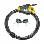 Anti-theft - MASTER LOCK - Python 8433EURD - Adjustable length from 30 cm to 1.8 m - Twisted steel - Black