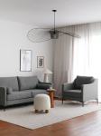 3 vietų sofa Nordi 3 Seater Metal - Grey