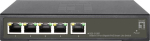 LevelOne GES-2105P Hallatav L2 Gigabit Ethernet L&uuml;liti, 5 Porti, PoE Tugi, Must
