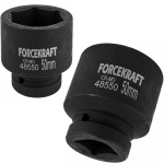 FORCEKRAFT 1" 50MM kuusnurkne pistikupesa