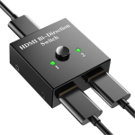 HDMI-l&uuml;liti 4K, kahesuunaline, 2 sisendit, 1 v&auml;ljund, 3D/1080P/HD