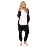 Naiste &uuml;hes t&uuml;kis Kigurumi pidžaama Onesie Kost&uuml;&uuml;m Pingviin Must 175-185 cm XL