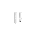 Evelatus 20 mm silikoonist kellarihmad (130 mm M / L) valged