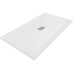 Ristk&uuml;likukujuline Du&scaron;ialus Mexen Hugo SMC, 200 x 100 cm, White+Inox