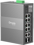 TP-Link Omada IES210GPP 8 Gigabit L2+ PoE++ Cloud DIN Rail Rack l&uuml;liti