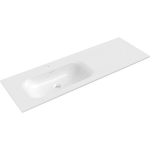 Kraanikauss Mexen Vela, Left, 141 x 46,5 cm, White glossy