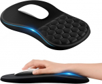 Ergonoomiline hiirematt randmetoe ja massaažikimpude abil