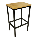 Baaritooli, Begryf, 65&times;40&times;30 cm, tammepuust/must, loft