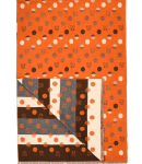 Soe sall kassid punktidega elegantne stiilne 180x70 cm Agrafka, Universaalne