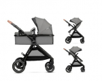 Universaalne jalutusk&auml;ru Kinderkraft Esme 2in1, Moonlight Grey