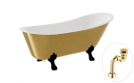 Vann Besco Olaya Glam 160, Gold+Black, sifooniga Klik-klak Gold