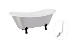 Vann Besco Amelia Glam 190, Silver+Black, sifooniga &uuml;levooluga Klik-klak Chrome