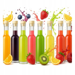 20x Korgiga klaaspudelid Futura 250 ml