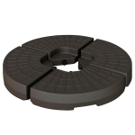 4-osaline p&auml;ikesesirmialus, p&auml;ikesevarju raskus, alusrist t&auml;idetav liiva/veega kuni 25/17 kg, raskused p&auml;ikesevarju alus HDPE kohv