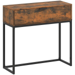 Konsoolilaud esikula pessa, t&ouml;&ouml;stusdisain, esik elutuba, 80x30x76 cm, must