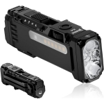 Wuben X4 kompaktne EDC taskulamp, 1500 lm, RGB k&uuml;lgvalgusega, IP68, must