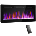 Elektrikamin seinale kinnitatav, 900W/1800W, must