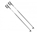 Suusakepid Leki Cross 125cm, mustad/valged