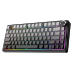 Aula F75 mehaaniline klaviatuur, 75% kolme režiimiga juhtmeta hot-swap m&auml;nguklaviatuur, RGB, p&ouml;&ouml;rdnupp, hall