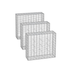 3 gabiooni komplekt 100x90x30cm, h&otilde;bedane
