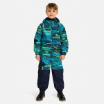 Huppa Laste kevad-s&uuml;gis kombe WILLE 1, petrol pattern/ navy