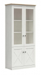 Vitrina Black Red White Frija 93, valge/pruun
