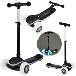 SCOOTER 3-rattaline v&auml;rviliste tulede ja muusikaga SP0812