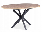 Gaston Modern Round kokkupandav s&ouml;&ouml;gilaud &ndash; liiva viimistlus