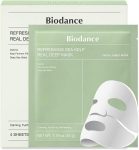 Biodance Refreshing Sea Kelp Real Deep Mask Rahustavad ja niisutavad n&auml;omaskid 4 tk.