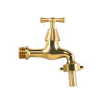 Kraan 1/2 v&auml;liskeermega, koos 3/4 v&auml;liskeermega v&auml;ljundiga ja 13 mm vooliku &uuml;hendusega Bradas TAPER HANDLE, poleeritud messing