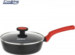 Alumiiniumist pann koos kaanega, non-stick kattega, 24x6,5 cm HR-MRK-AC24, COOKING BY HEINNER