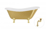 Vann Besco Otylia Glam 160, Gold+Gold, koos klik-klak sifooniga Gold