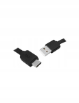Usb-c 1 m lame must kaabel andmete ja laadimise jaoks