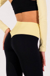 Push‑up efektiga retuusid FLEXING LEGGINGS GLAM Flexit Giulia, v&auml;rv black/lemon grass