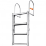 Silla redel, T&otilde;mmatav 4 astet, 46.5x60.5x140-170.5 cm, Alumiinium