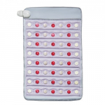 Kuumutuspadi, amet&uuml;st-jadeiit-turmaliin kauginfrapuna padi, 82x52x1.5 cm, valu leevendamine