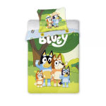 Laste voodipesu Bluey Family &mdash; 100&times;135 cm, 40&times;60 cm