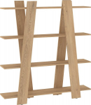 Via VIA-05 avatud riiul 140 cm &ndash; Cremona tamm, modernne disain