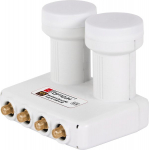 LNB Monobloc Quad - MEGASAT - Diavolo - 0,1dB HD - Veekindel - 4 v&auml;ljundit Astra Hotbird