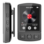 Mp3 m&auml;ngija MP3-m&auml;ngija klambriga, 64GB, Bluetooth 5.2, k&otilde;rvaklappidega, must