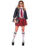 "ZOMBIE SCHOOLGIRL" (jakk s&auml;rgi, seeliku, lipsu ja sokkidega)