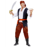 "KARIIBI MERE PIRAAT" (s&auml;rk vestiga, p&uuml;ksid, v&ouml;&ouml;, bandana)