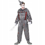 "VINTAGE CLOWN" (jumpsuit volangide ja traksidega, peakate)