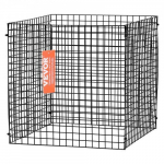 Taimede kaitsev&otilde;rk, 10 tk, 30.5x30.5x30.5 cm, must, metallv&otilde;rk