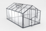 Kasvuhoone Gampre Sanus Glass L-8 karastatud klaas 3,6x2,2 m