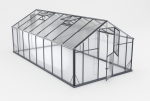 Gampre Sanus Hybrid XL-16 karastatud klaasiga kasvuhoone 5.7 x 2.9 m, RAL9005