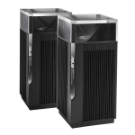 ASUS ZenWiFi Pro ET12 - Wi-Fi system - Wi-Fi 6E - desktop | 3-port switch | AXE11000 | 2.4 GHz / 5 GHz / 6 GHz | 2 routers