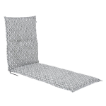 Lamamistooli padi PATIO Malezja lamamistoolile 190x60 cm hall geomeetriline pol&uuml;ester