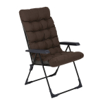 Kokkupandav aiatool Patio Setenil Black Edition, pruun, reguleeritav pol&uuml;esterist