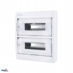 Bemko Ip40 2x12 mooduliga pinnapealne elektripaneel 24n+24pe klemmidega